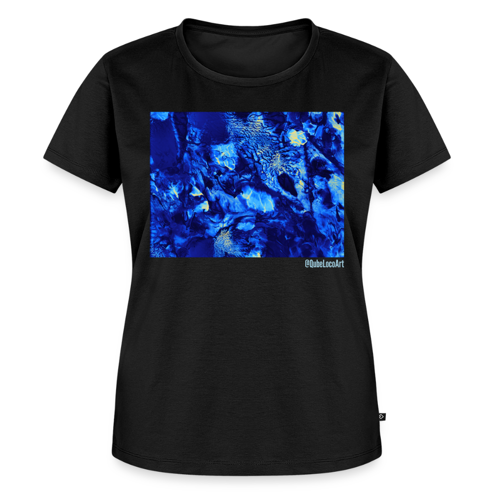 Frauen Premium T-Shirt "Lumina" - Schwarz