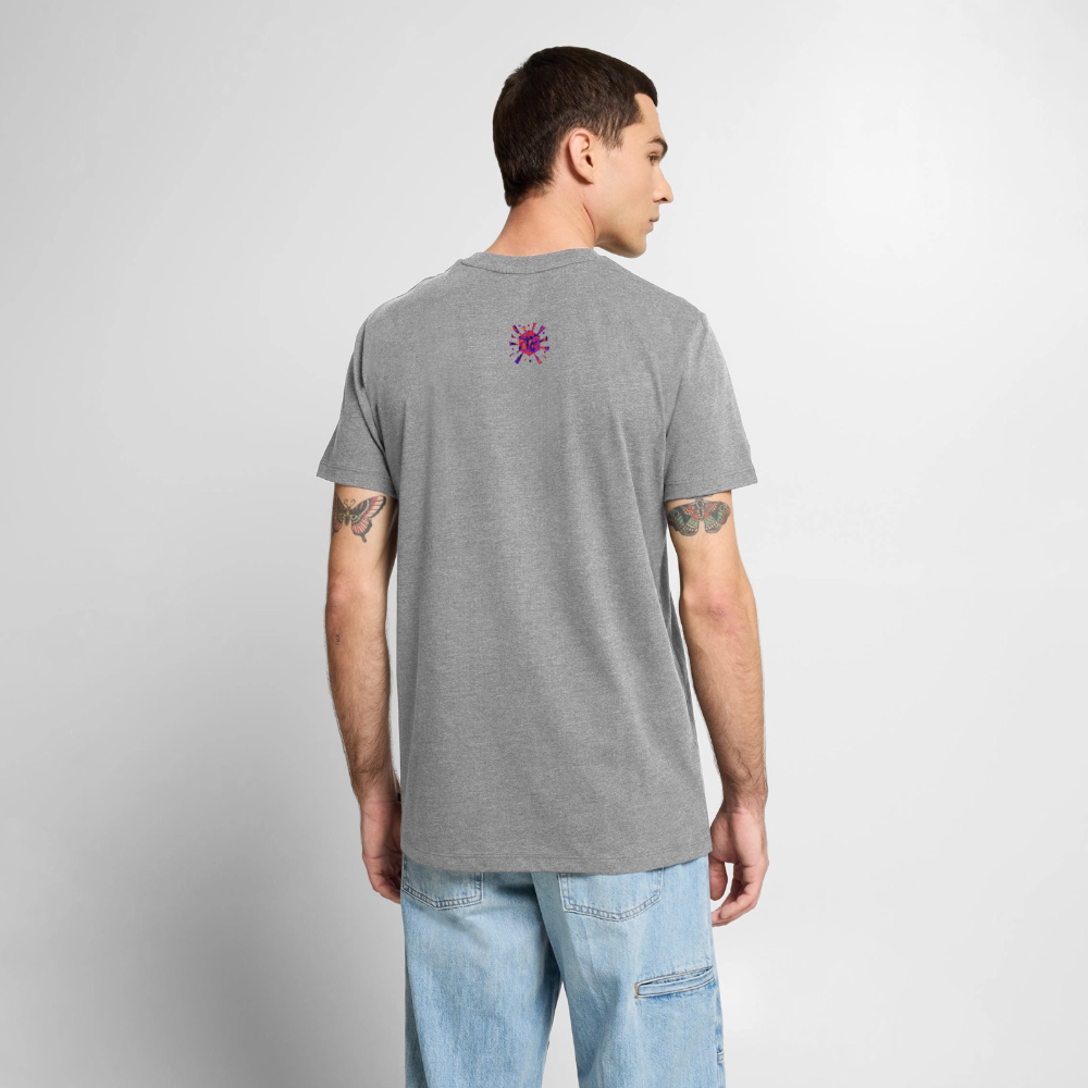 Männer Premium T-Shirt "Vortex" - Grau meliert