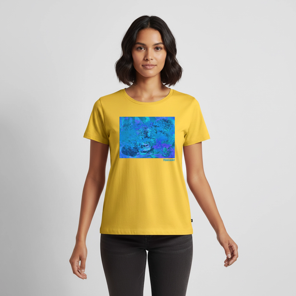 Frauen Premium T-Shirt "Ozeana" - Sonnengelb