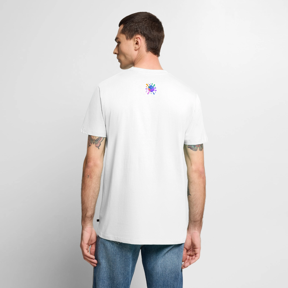 Männer Premium T-Shirt "Lotus" - Weiß
