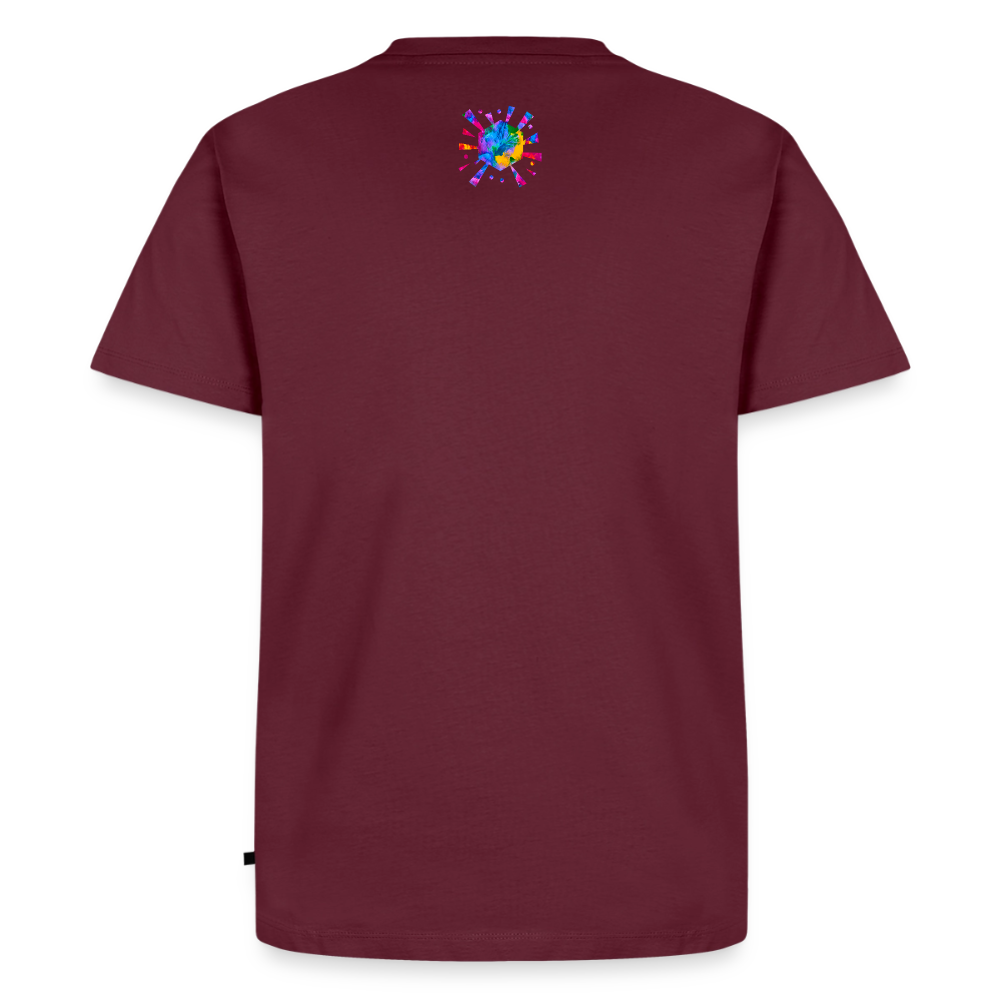 Männer Premium T-Shirt "Prisma" - Burgunderrot