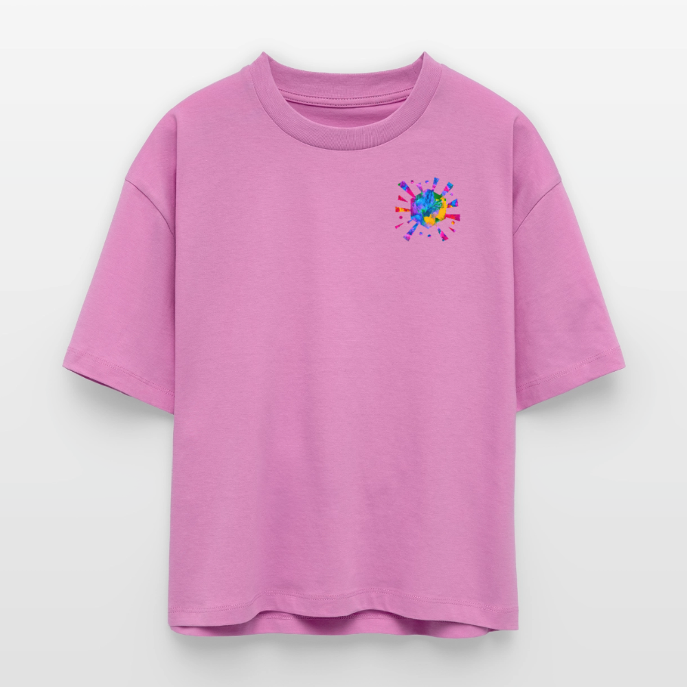 Stanley/Stella Frauen Boxy Bio-T-Shirt  | Design No. 4 - Pink