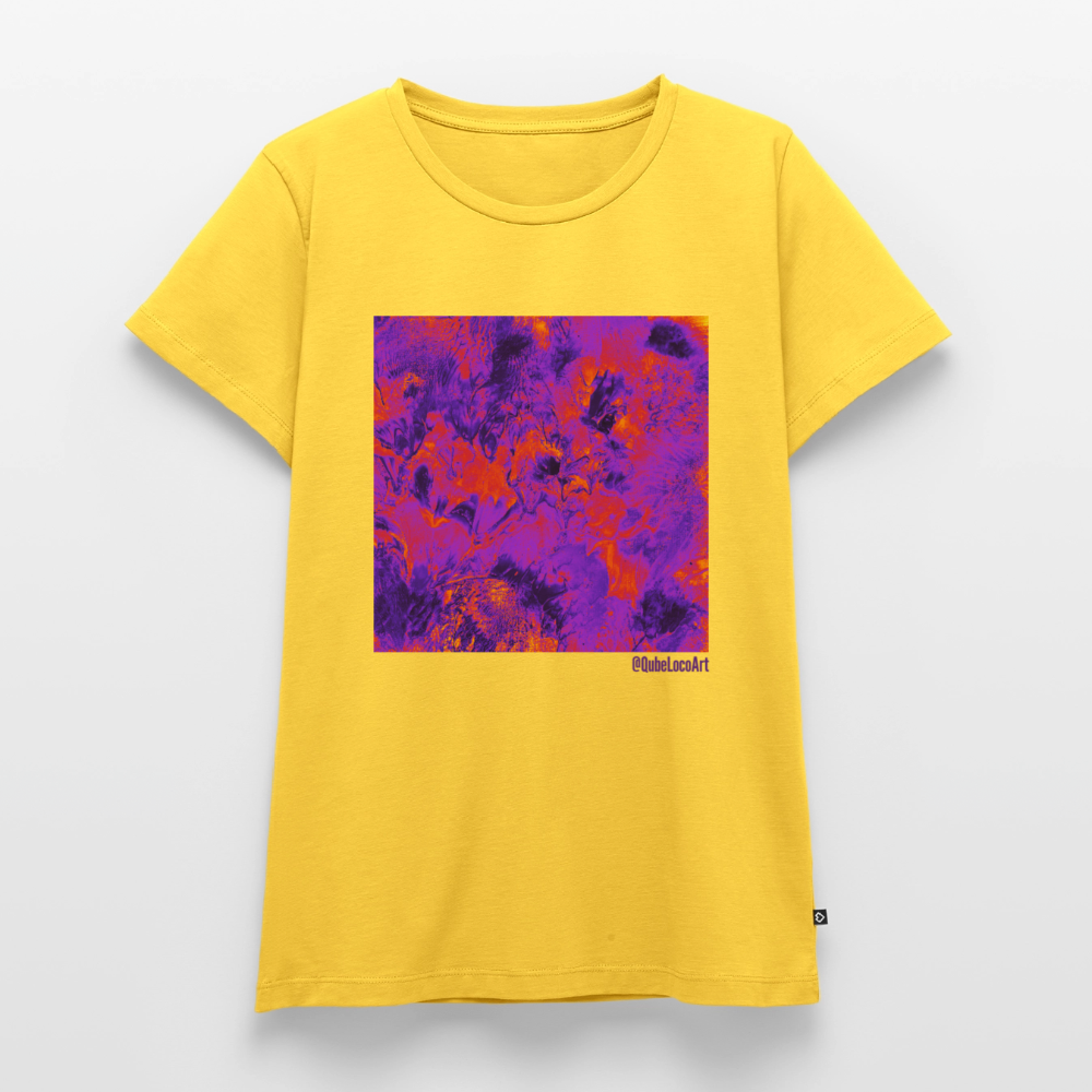 Frauen Premium T-Shirt "Ignis" - Sonnengelb