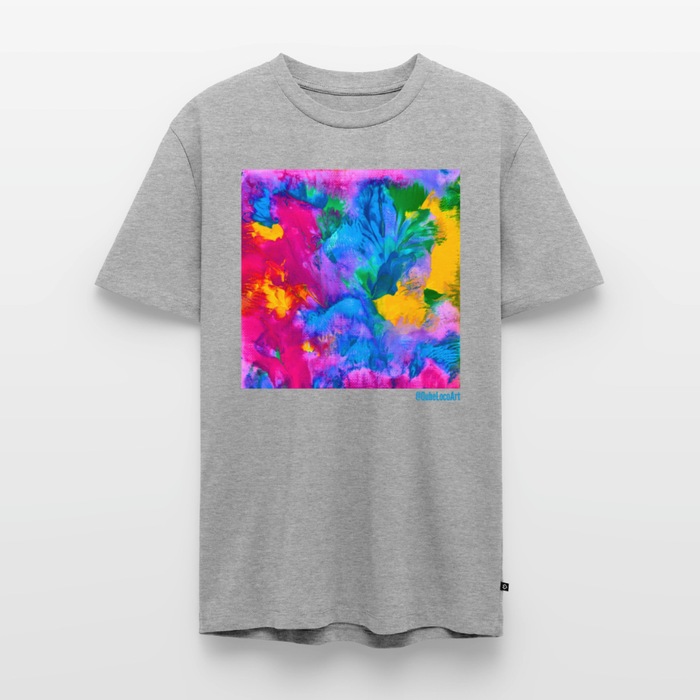 Männer Premium T-Shirt "Prisma" - Grau meliert