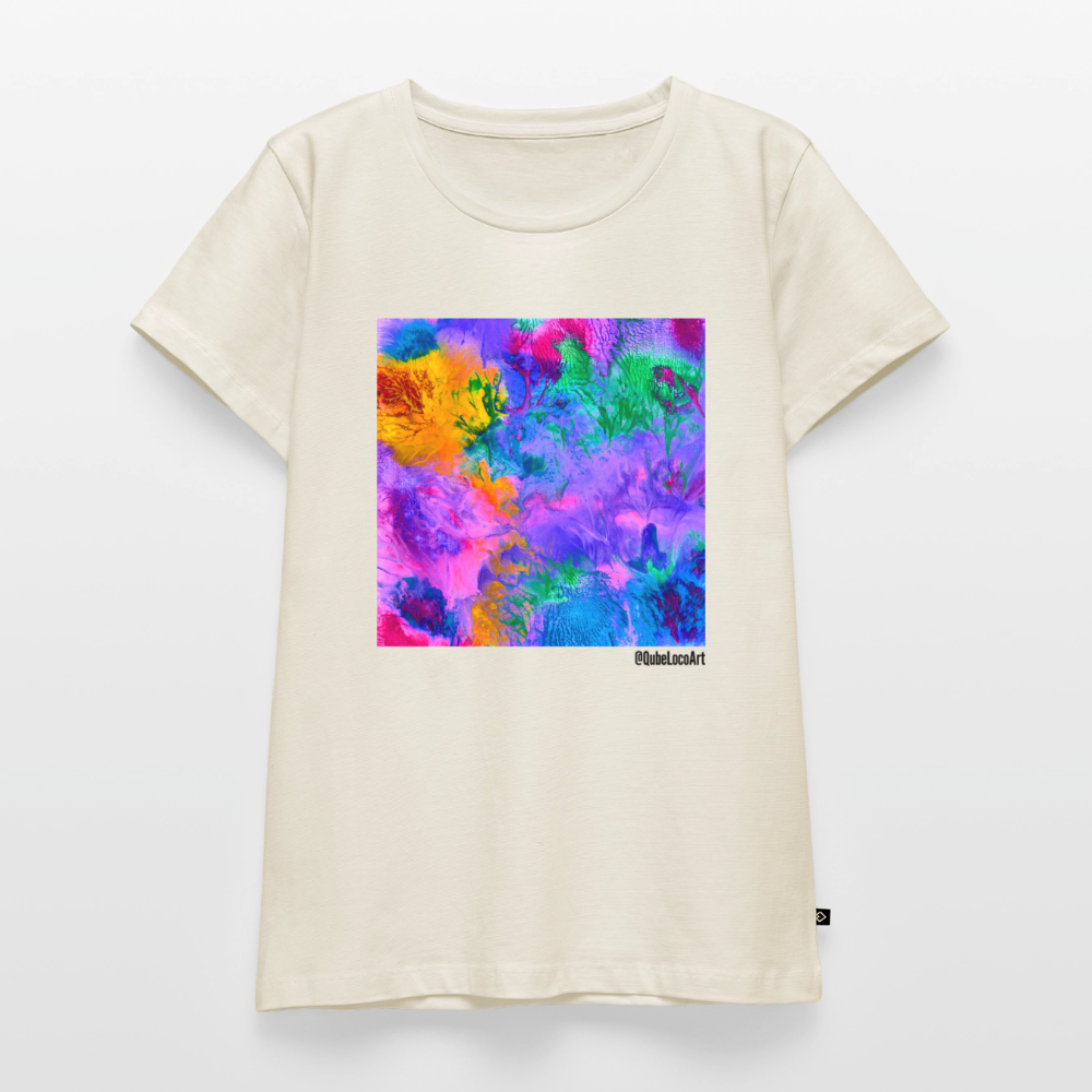 Frauen Premium T-Shirt "Lotus" - Naturweiß