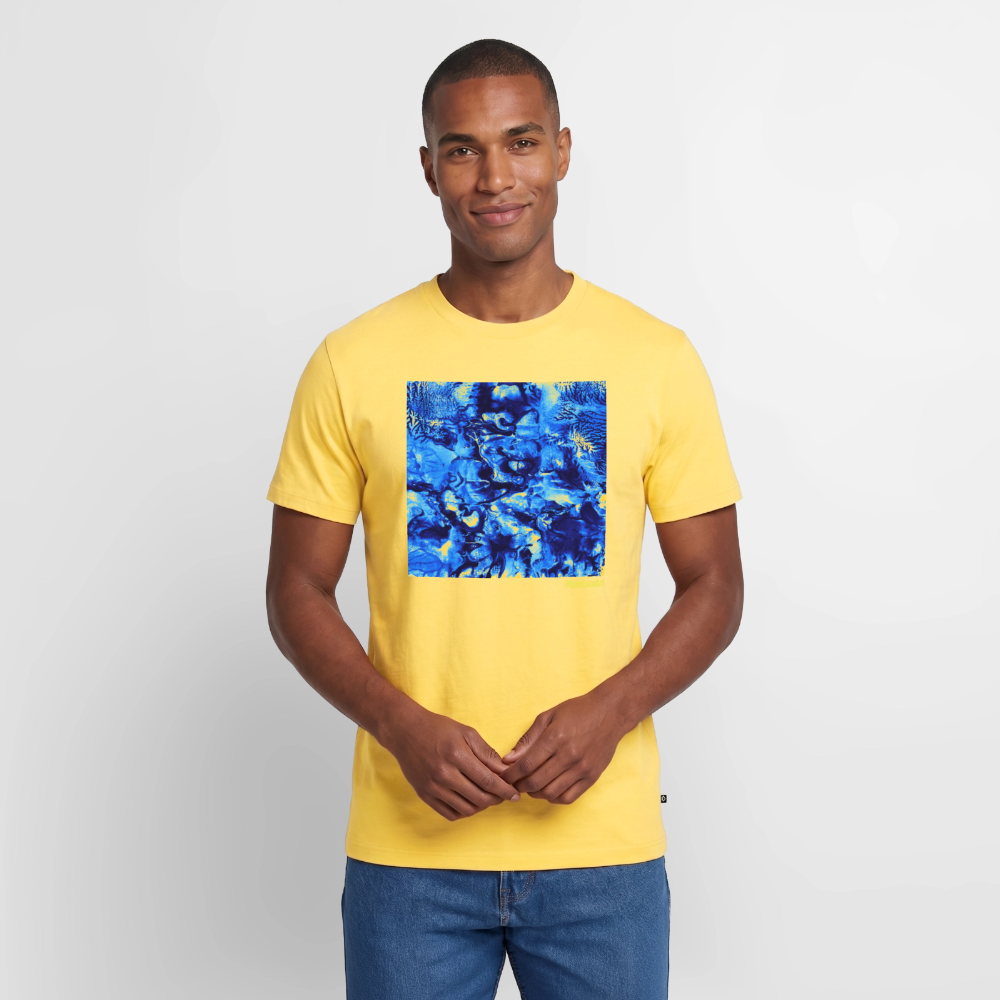 Männer Premium T-Shirt "Nexus" - Pastellgelb
