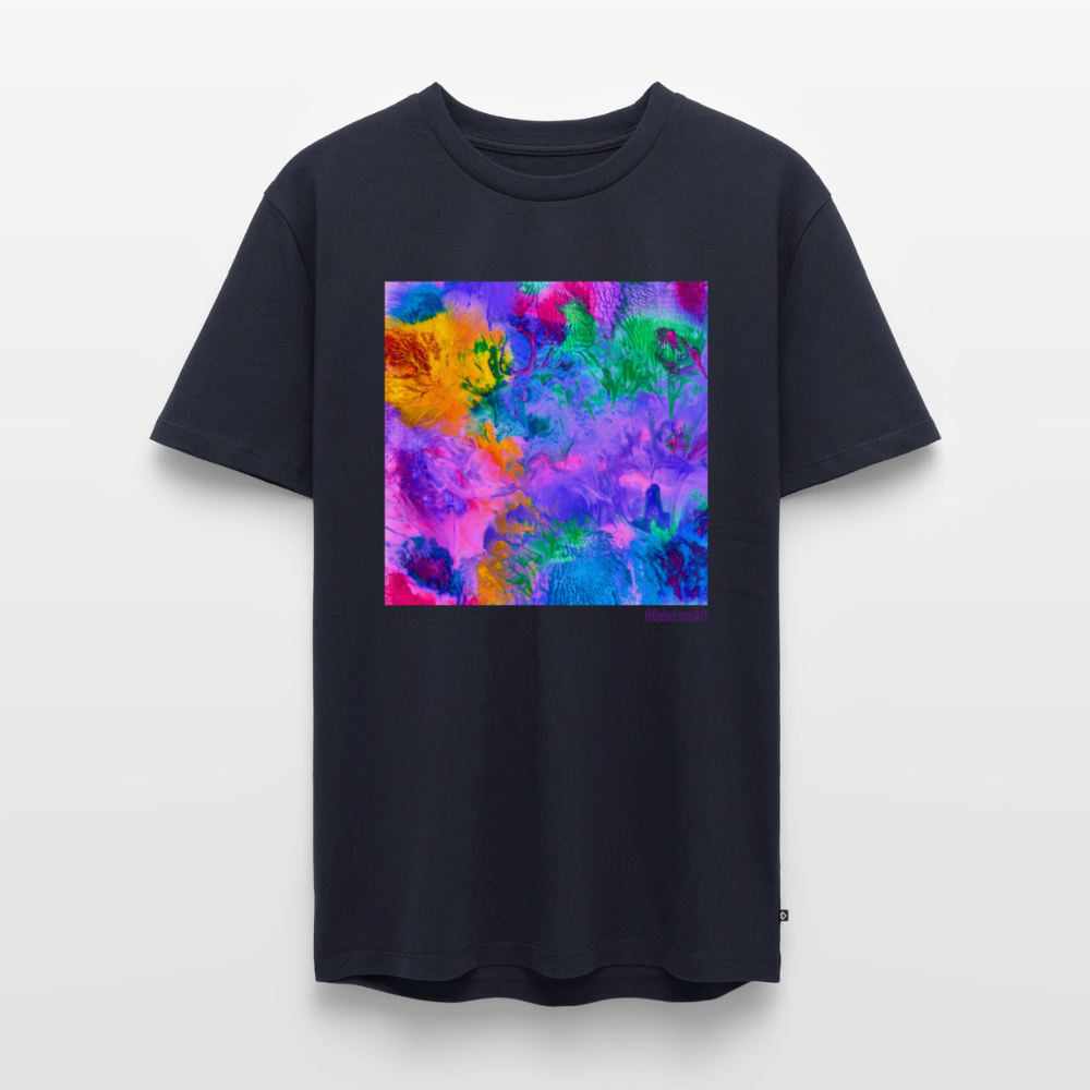 Männer Premium T-Shirt "Lotus" - Navy