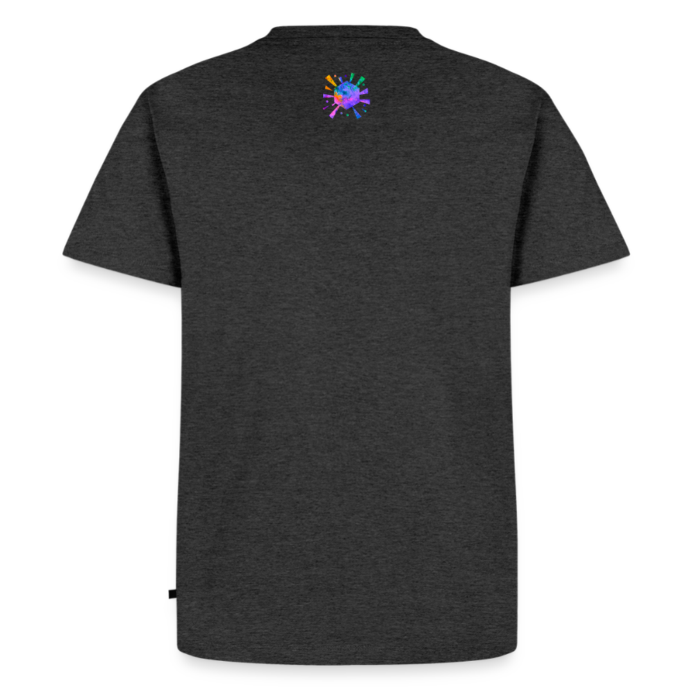 Männer Premium T-Shirt "Lotus" - Anthrazit meliert