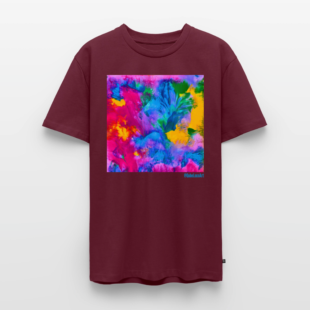 Männer Premium T-Shirt "Prisma" - Burgunderrot