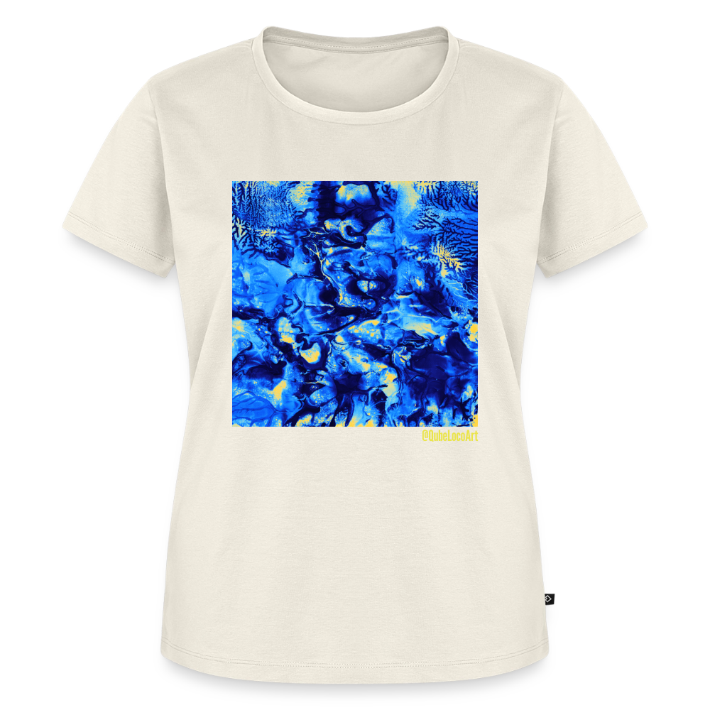 Frauen Premium T-Shirt "Nexus" - Naturweiß