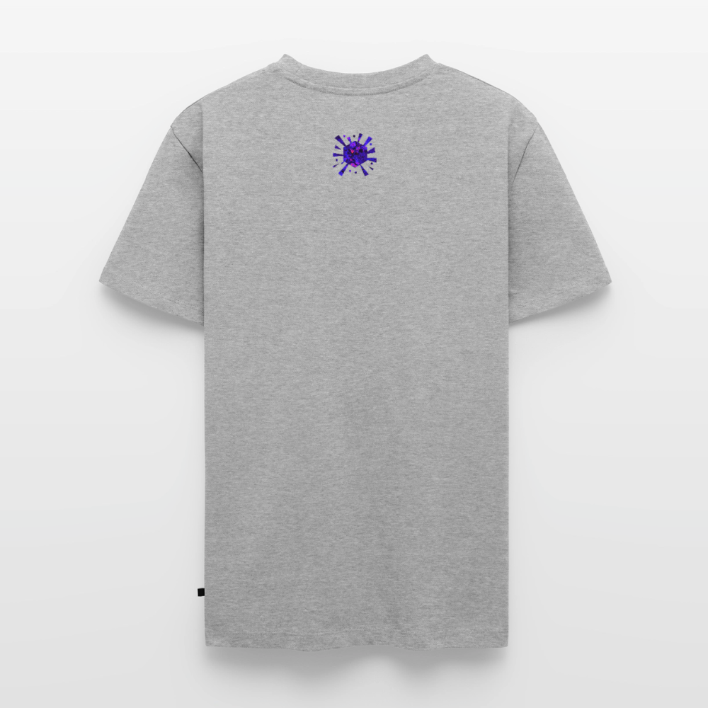 Männer Premium T-Shirt "Nympha" - Grau meliert
