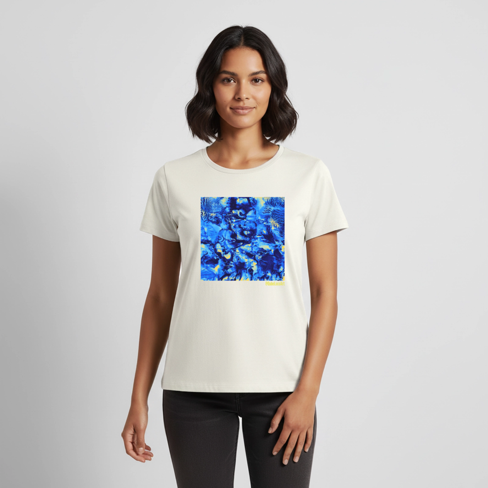 Frauen Premium T-Shirt "Nexus" - Naturweiß