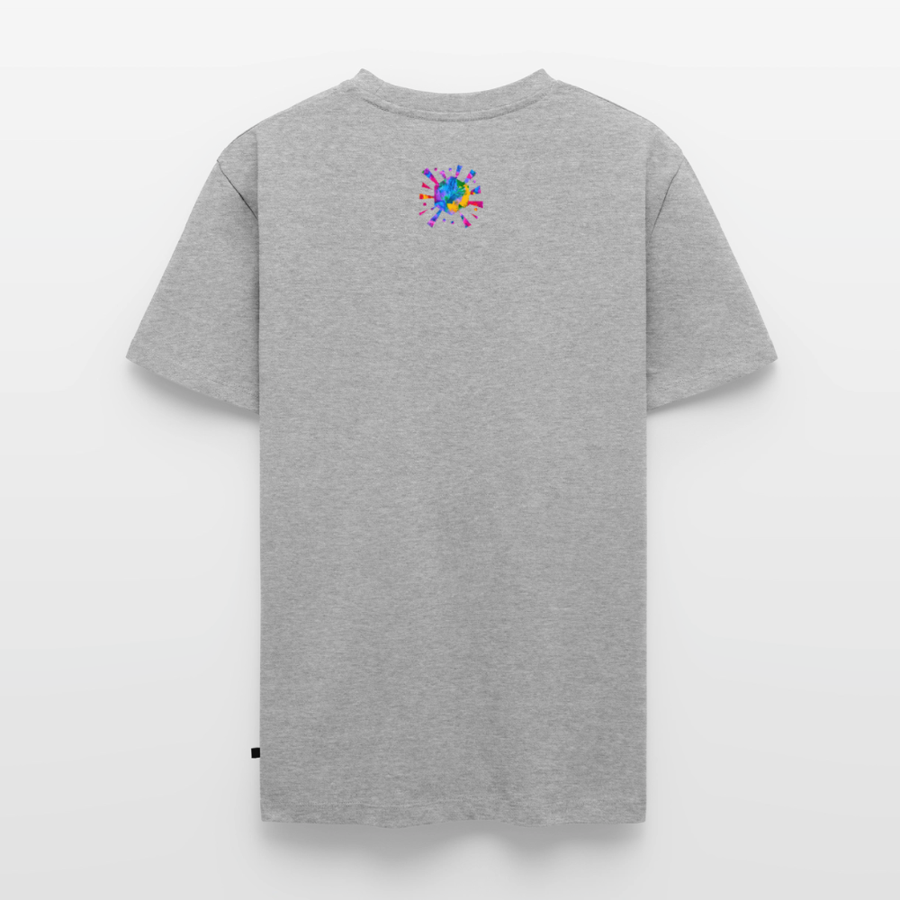 Männer Premium T-Shirt "Prisma" - Grau meliert