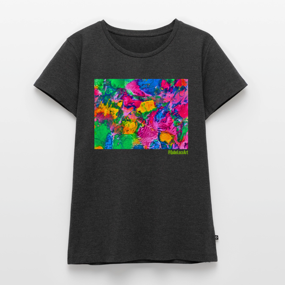 Frauen Premium T-Shirt "Chroma" - Anthrazit meliert