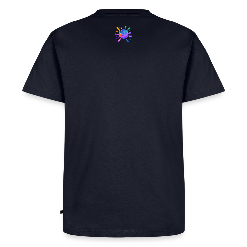 Männer Premium T-Shirt "Lotus" - Navy