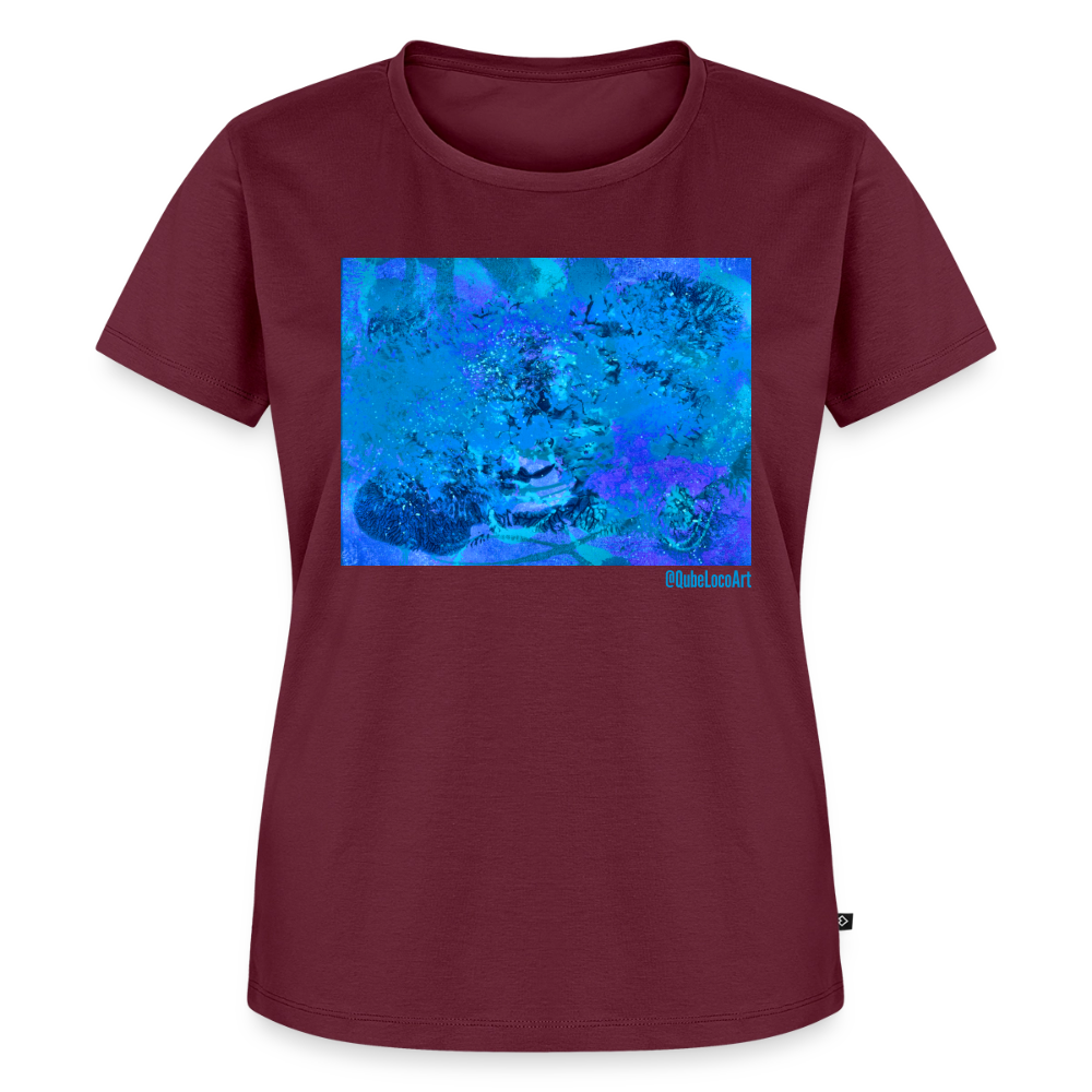 Frauen Premium T-Shirt "Ozeana" - Burgunderrot