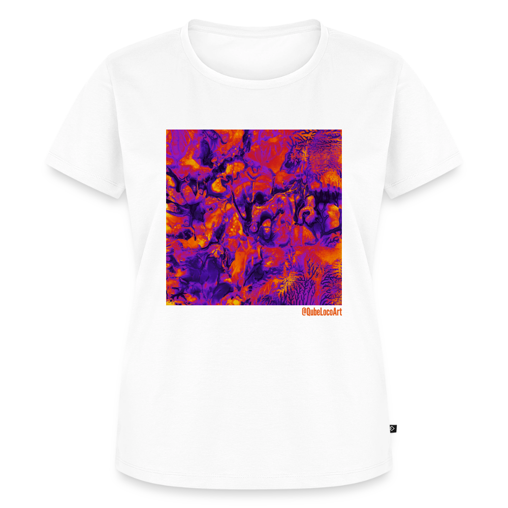 Frauen Premium T-Shirt "Vortex" - Weiß