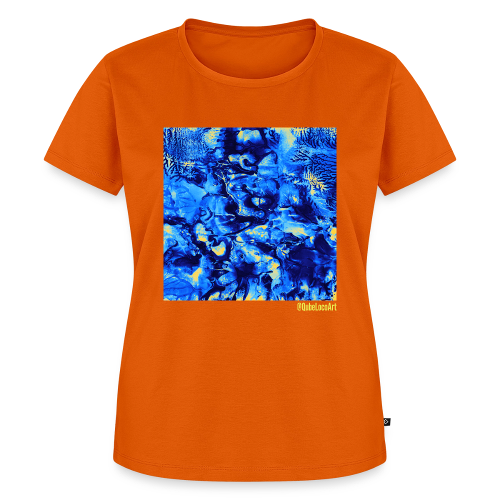 Frauen Premium T-Shirt "Nexus" - Orange 