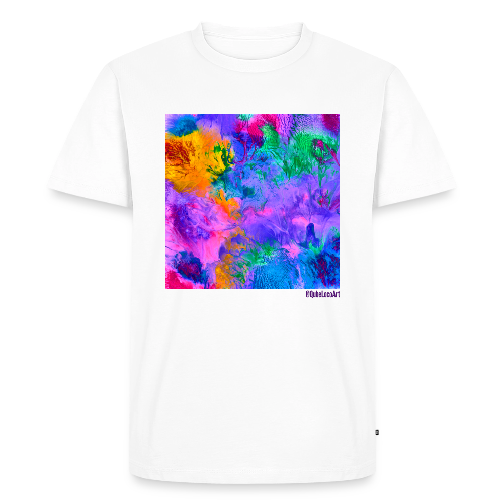 Männer Premium T-Shirt "Lotus" - Weiß