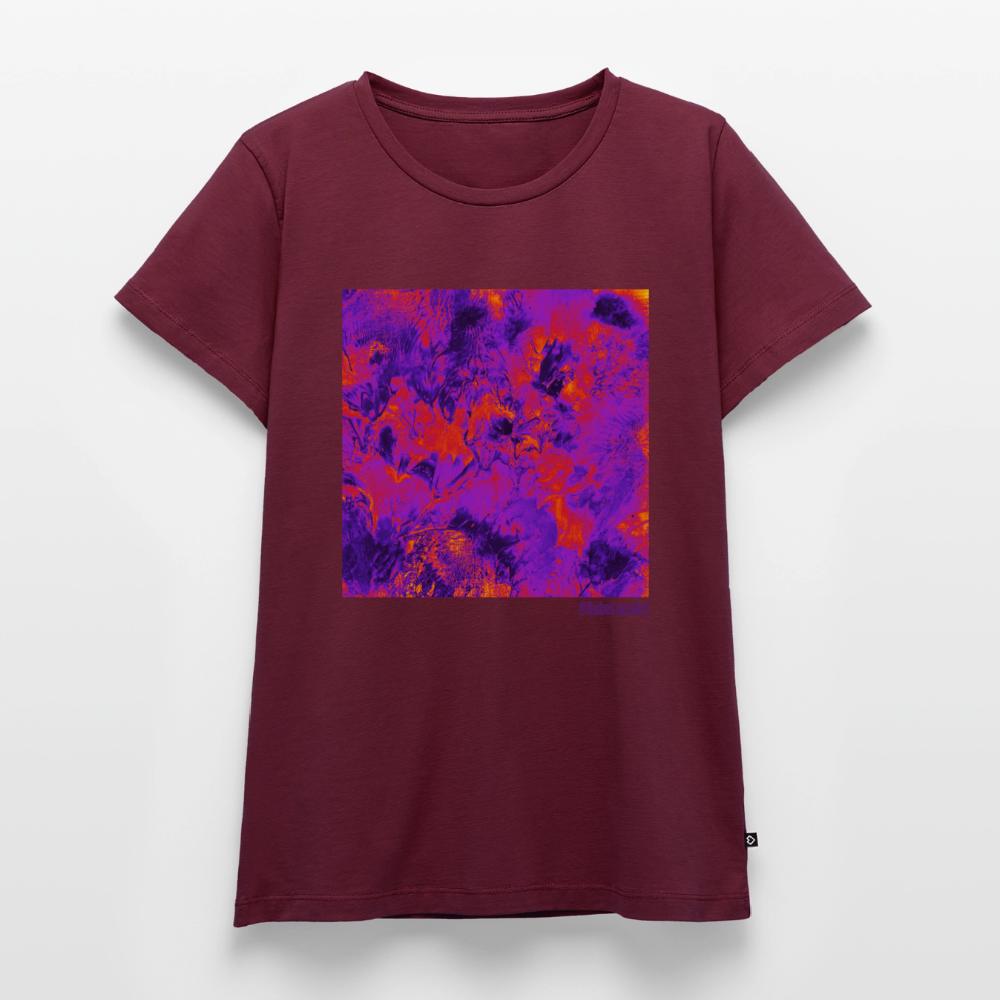 Frauen Premium T-Shirt "Ignis" - Burgunderrot