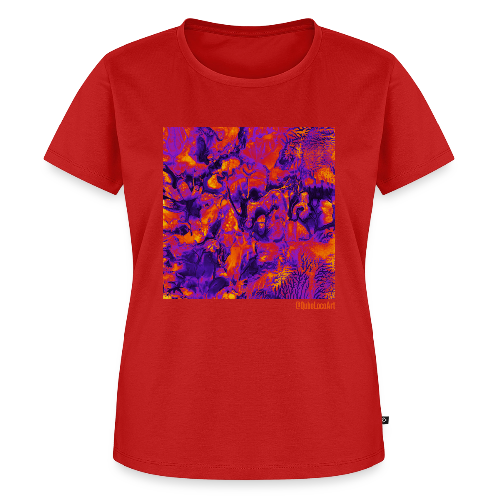 Frauen Premium T-Shirt "Vortex" - Rot