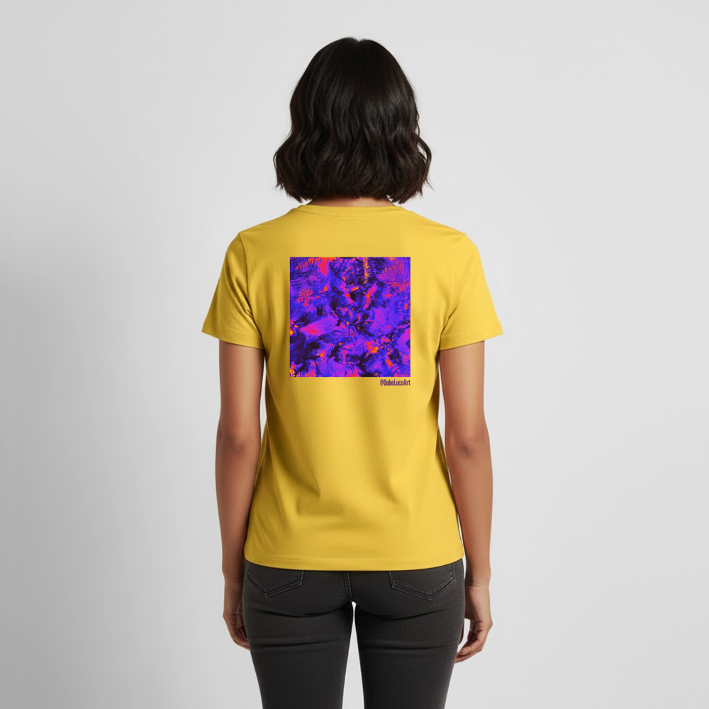 Frauen Premium T-Shirt | Design No. 2 - Sonnengelb