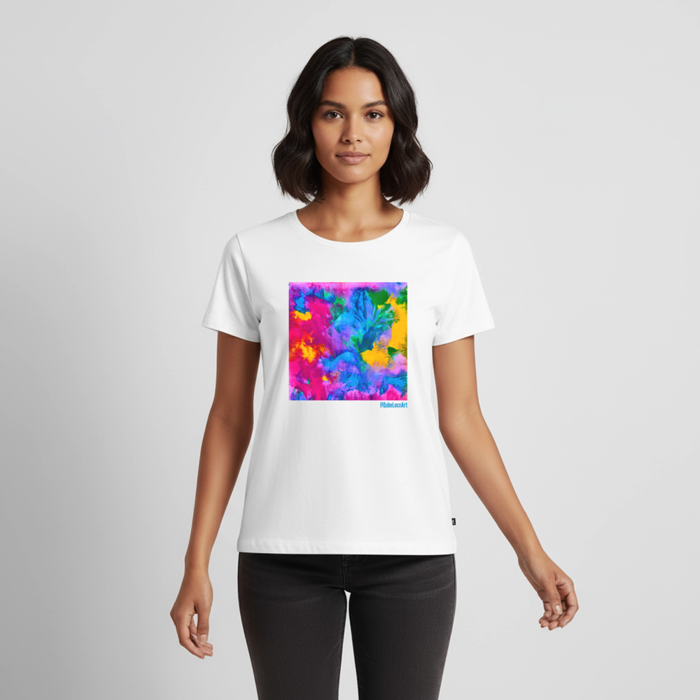Frauen Premium T-Shirt "Prisma" - Weiß