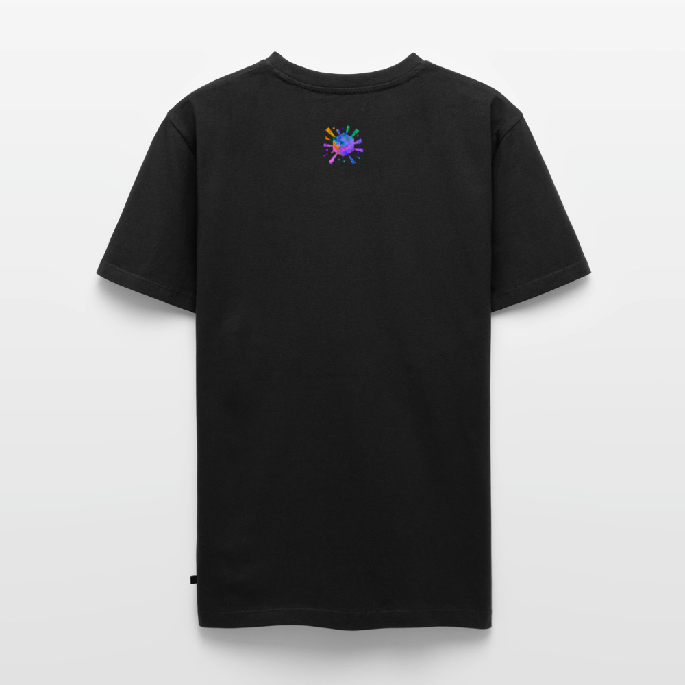 Männer Premium T-Shirt "Lotus" - Schwarz