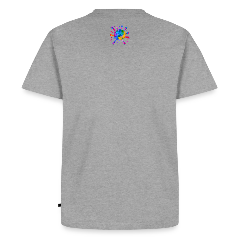 Männer Premium T-Shirt "Prisma" - Grau meliert