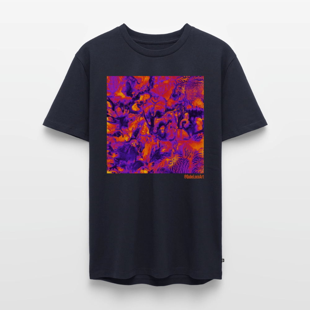 Männer Premium T-Shirt "Vortex" - Navy