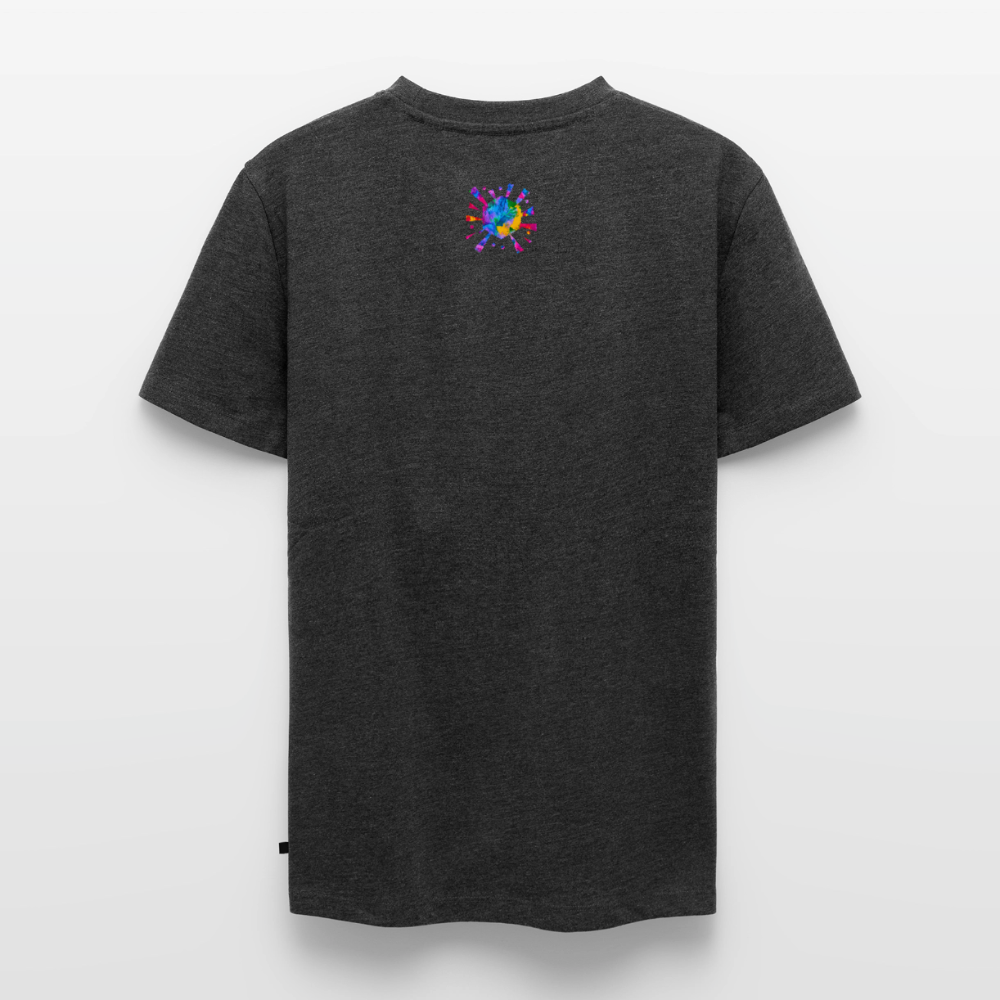 Männer Premium T-Shirt "Prisma" - Anthrazit meliert
