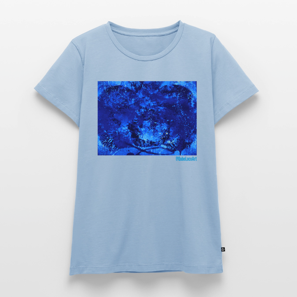 Frauen Premium T-Shirt "Nebula" - Hellblau