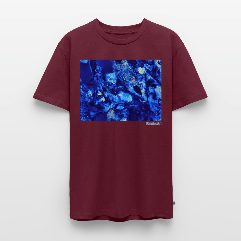 Männer Premium T-Shirt "Lumina" - Burgunderrot