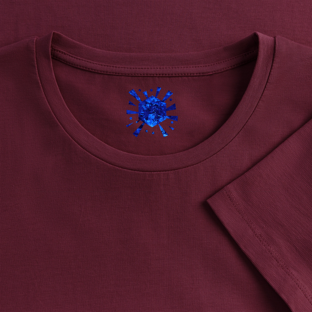 Frauen Premium T-Shirt "Nebula" - Burgunderrot