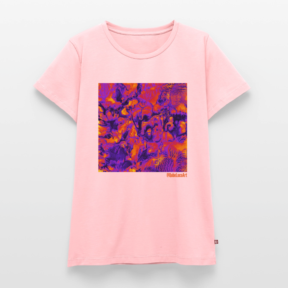 Frauen Premium T-Shirt "Vortex" - Rosa