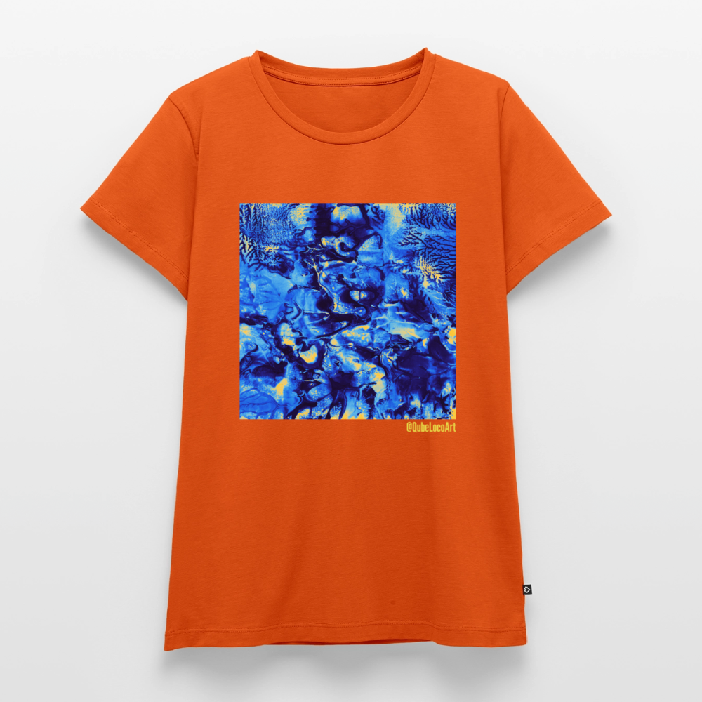 Frauen Premium T-Shirt "Nexus" - Orange 