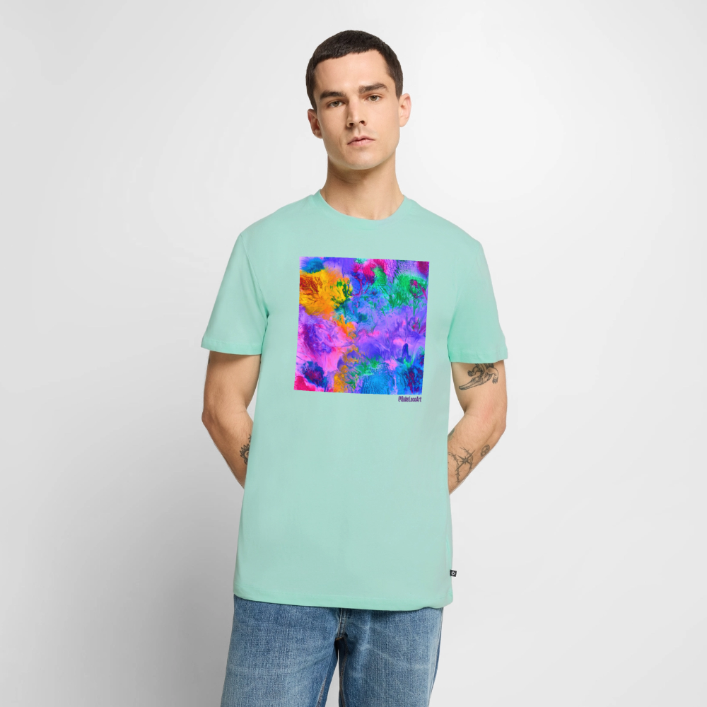 Männer Premium T-Shirt "Lotus" - Mint 