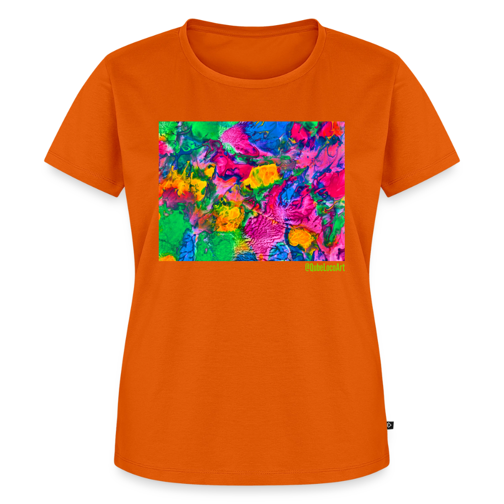 Frauen Premium T-Shirt "Chroma" - Orange 