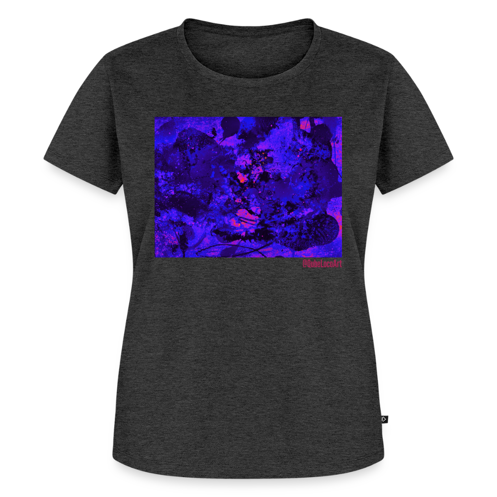 Frauen Premium T-Shirt "Nympha" - Anthrazit meliert