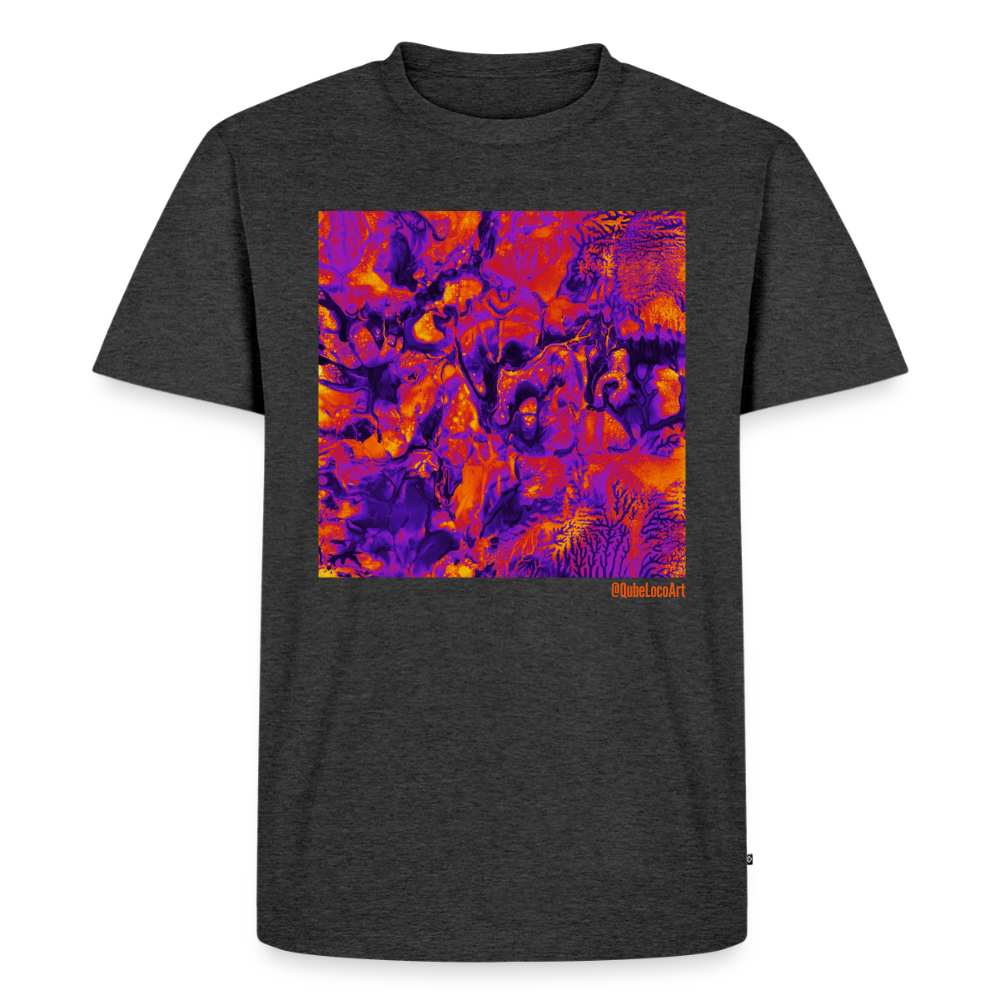 Männer Premium T-Shirt "Vortex" - Anthrazit meliert