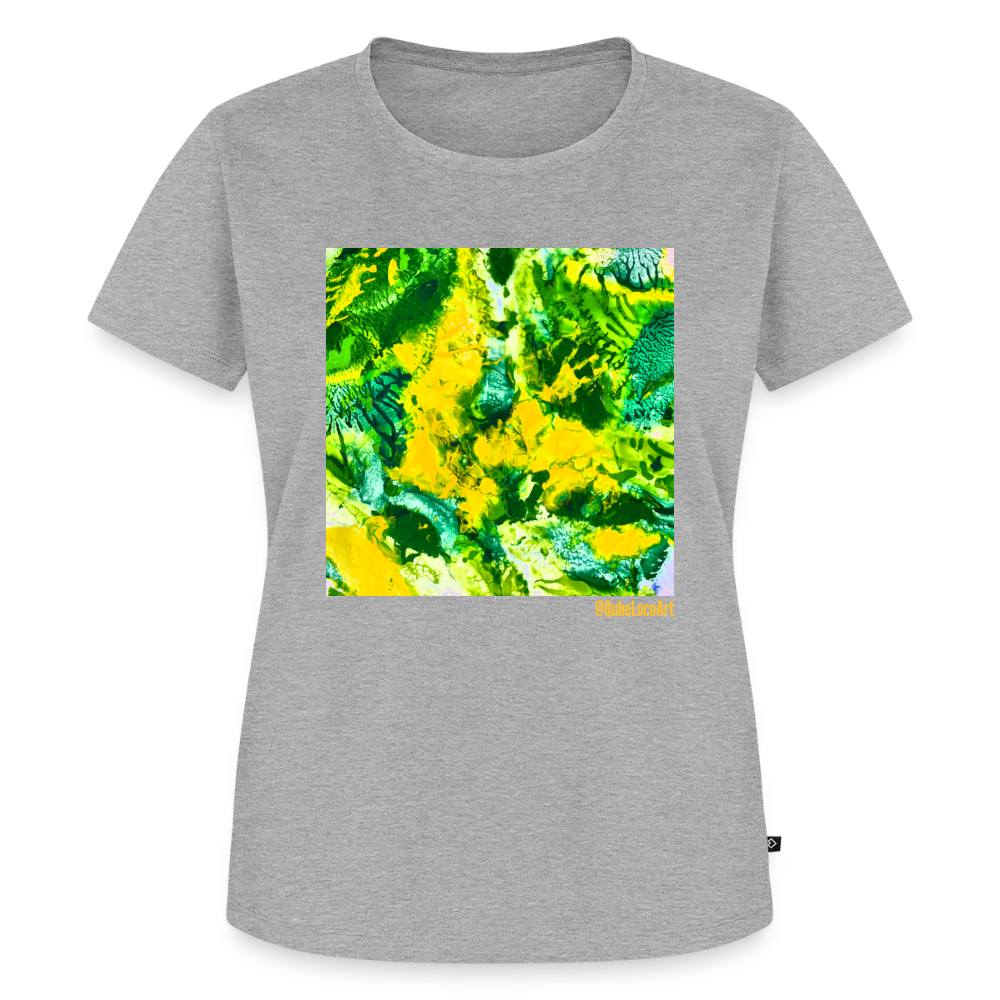 Frauen Premium T-Shirt "Silva" - Grau meliert